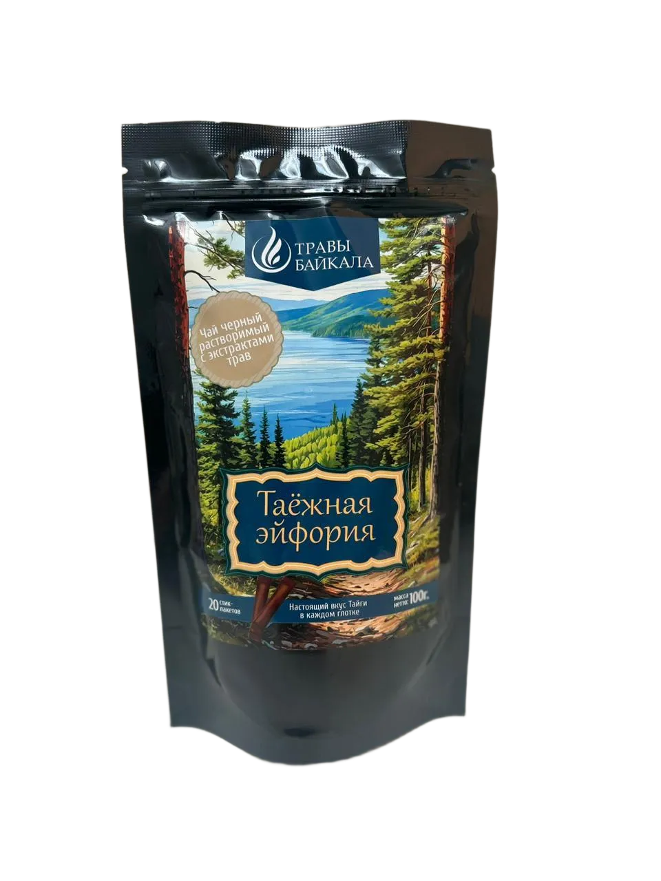 Чай растворимый «Таёжная эйфория», 20 стиков 5 г, пакет zip-lock.
